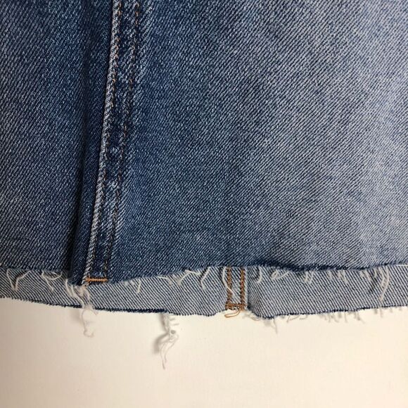 NWT A.N.A. A New Approach Joy Ride Jean Denim Raw Hem Skirt Women's - Picture 7 of 7